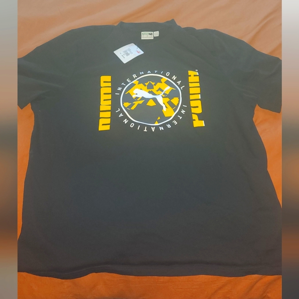 NWT Classic Puma Tee XL BLACK